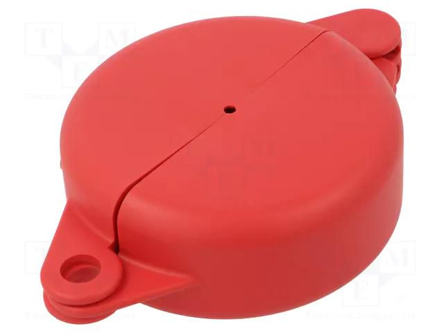 Gate valve lockout; polypropylene; red; 25.4÷63.5mm PANDUIT PSL-V2A