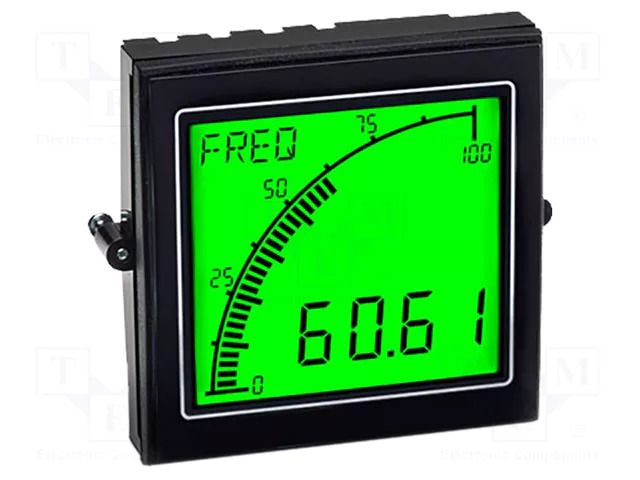 Meter: frequency; digital,mounting,programmable; on panel; 0.5% TRUMETER APM-FREQ-APO