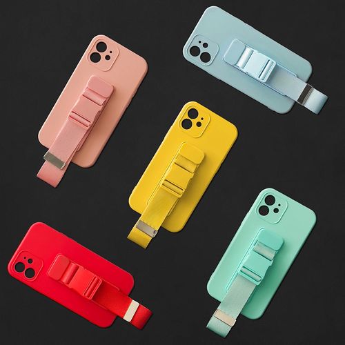 Rope case Gel Lanyard Cover with Chain Purse Lanyard Xiaomi Redmi 10X 4G / Xiaomi Redmi Note 9 Yellow, Hurtel 5907769330018 5907769330018