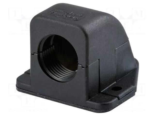 Connector; angular; M25; IP65; polyamide; grey; KF-G HUMMEL HUMMEL-1312250050