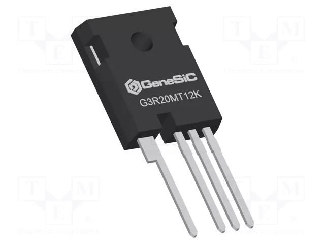 Transistor: N-MOSFET; SiC; unipolar; 1.2kV; 90A; Idm: 240A; 542W GeneSiC SEMICONDUCTOR G3R20MT12K