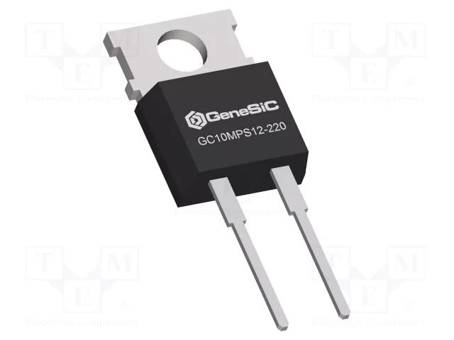 Diode: Schottky rectifying; SiC; THT; 1.2kV; 10A; TO220-2; tube GeneSiC SEMICONDUCTOR GC10MPS12-220