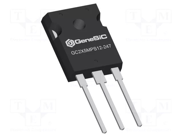 Diode: Schottky rectifying; SiC; THT; 1.2kV; 5Ax2; TO247-3; tube GeneSiC SEMICONDUCTOR GC2X5MPS12-247