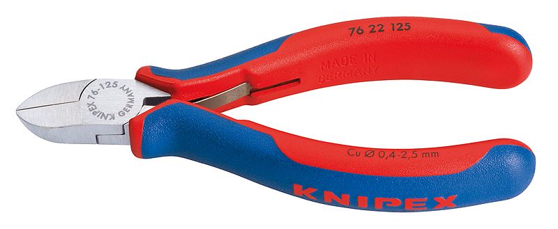 Бокорезы Cu Ø0,4-2,5 мм 125 мм, 76 22 125 KNIPEX KNIP/7622125 4003773048022