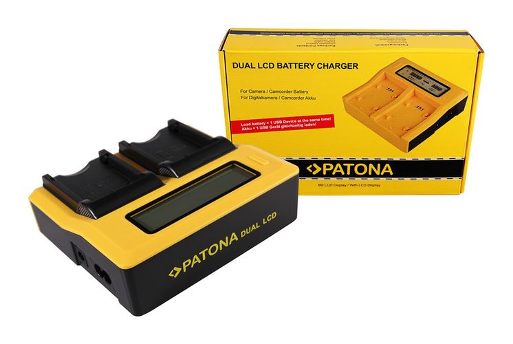 PATONA Dual LCD USB Charger for Pentax D Li109 DLi109 D-Li109, PATONA 7623 4055655137508