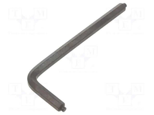 Wrench; hex keys with pilot; HEX 5mm; Overall len: 85mm; DIN 6911 BOSSARD B5/BN1171