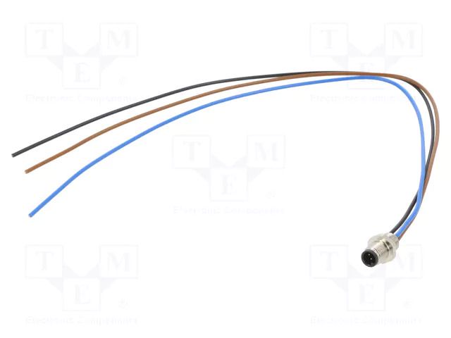 Connector: M5; socket; 707; male; PIN: 3; 60V; unshielded; 1A; IP67 BINDER 09-3105-00-03