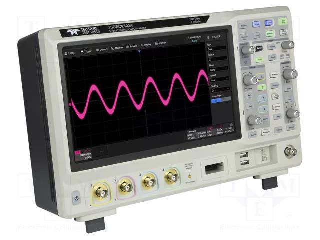 Oscilloscope: digital; Ch: 4; 200MHz; 2Gsps; 200Mpts/ch; 1n÷1ks/div TELEDYNE LECROY LC-T3DSO2204A