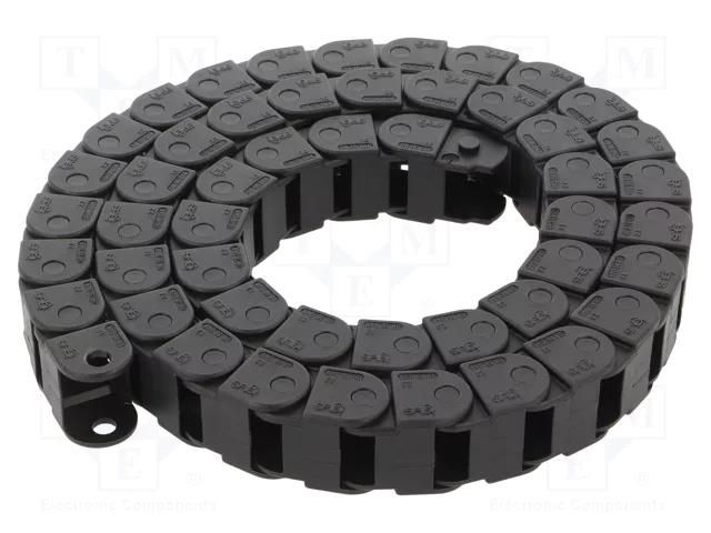 Cable chain; 08; Bend.rad: 48mm; L: 1000mm; non-openable frames IGUS 08.16.048.0