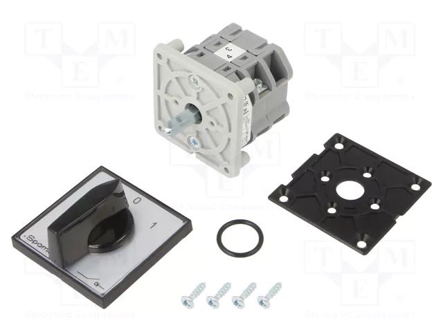 Switch: cam switch; Stabl.pos: 2; 16A; 0-1; for building in; Pos: 2 SPAMEL LK16R-2-8211-P03