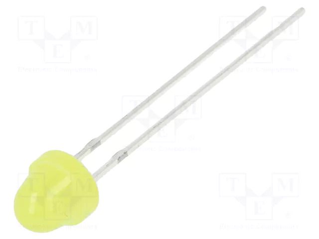 LED; yellow; 5mm; 150÷220mcd; 100°; Front: convex; 1.8÷2.6VDC OPTOSUPPLY OSY5JA61A4A