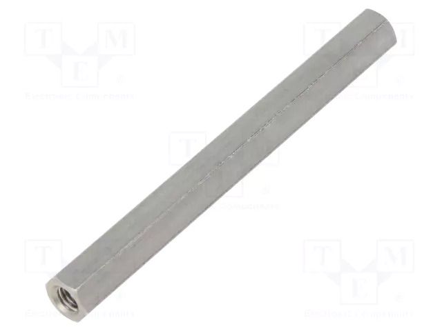Screwed spacer sleeve; 100mm; Int.thread: M6; hexagonal DREMEC TFF-M6X100/DR149