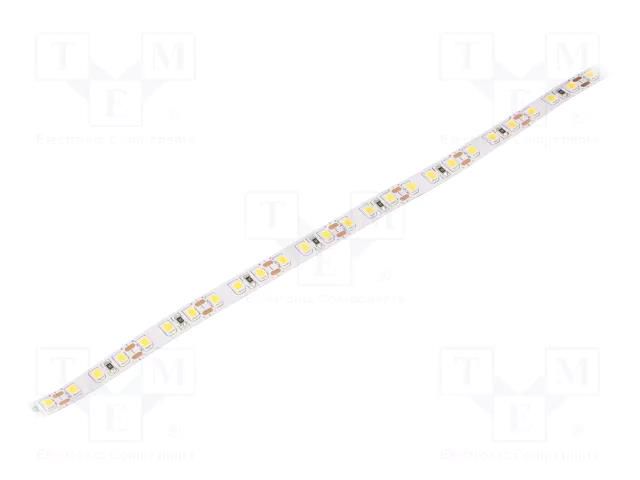 LED tape; white neutral; LED/m: 120; 8mm; IP20; 120°; 9.6W/m; 12VDC FOSE SCA-120-NW