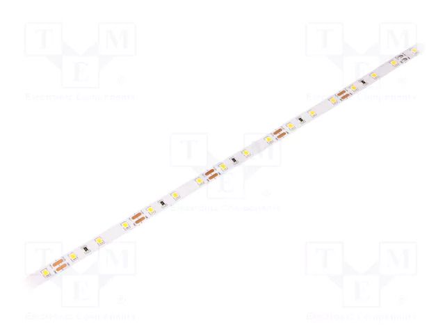 LED tape; white neutral; LED/m: 60; 8mm; IP20; 120°; 4.8W/m; 12VDC FOSE SCA-60-NW