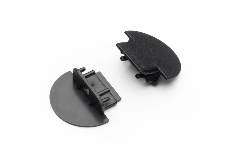 Ending GROOVE10 TOPMET with hole black 76480002 5901597204589