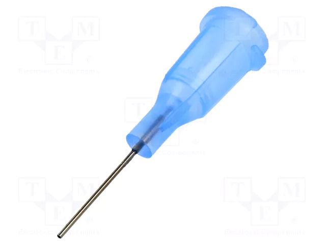 Needle: steel; 0.5"; Size: 24; straight; 0.31mm; Body: light-blue FISNAR FIS-24-1/2-ES