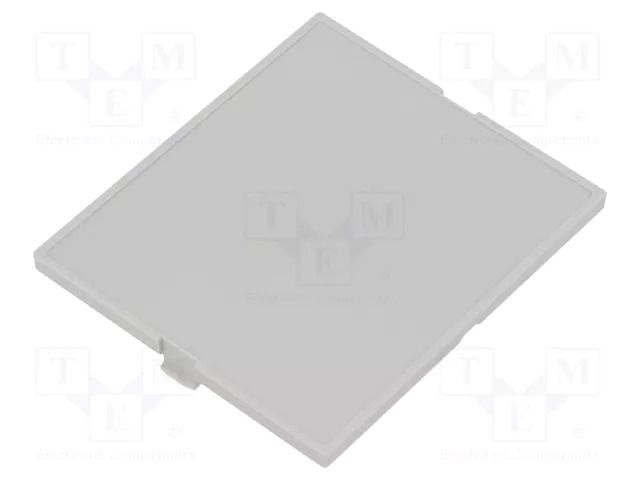 Front panel; grey; MODULBOX ITALTRONIC IT-P05030201P.BL