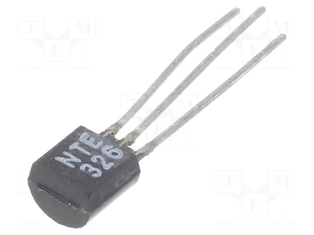 Transistor: P-JFET; unipolar; 0.31W; TO92; 10mA NTE Electronics NTE326