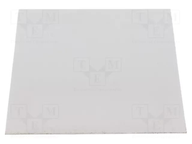 Heat transfer pad: silicone; L: 101.6mm; W: 101.6mm; grey; Thk: 1mm Wakefield Thermal PL-1-1-1016