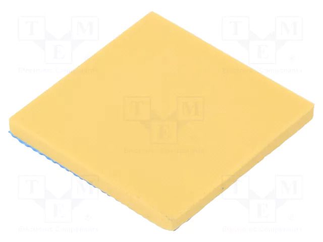 Heat transfer pad: silicone; L: 25.4mm; W: 25.4mm; golden; Thk: 2mm Wakefield Thermal PL-2-5-254-H