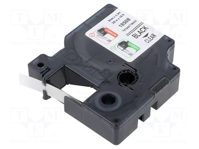 Tape; 9mm; 5.5m; transparent; Character colour: black DYMO DYMO.18508DMO