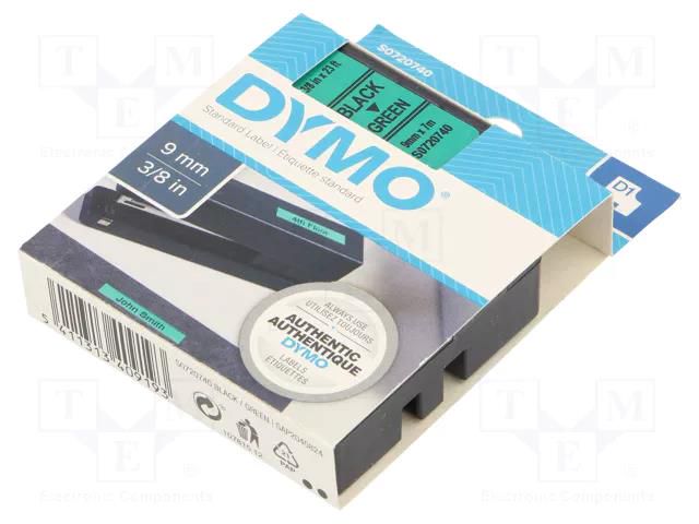 Tape; 9mm; 7m; green; Character colour: black DYMO DYMO.S0720740