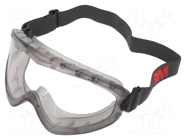 Safety goggles; Lens: transparent; Classes: 1; 2890; vented 3M 3M-7100146292