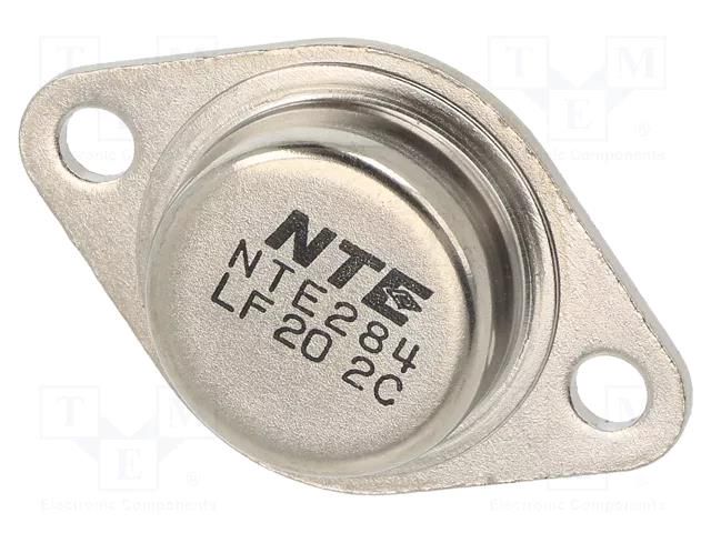 Transistor: NPN; bipolar; 180V; 16A; 150W; TO3 NTE Electronics NTE284