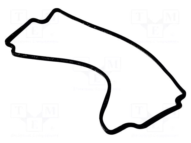 Gasket; -40÷150°C; Gasket material: silicone rubber; 2pcs. HAMMOND HM-1590Z063G