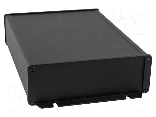 Enclosure: with panel; with fixing lugs; 1457; X: 165mm; Y: 220mm HAMMOND HM-1457T2202BK