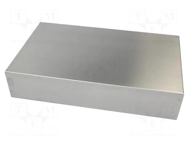 Enclosure: enclosure base; X: 229mm; Y: 381mm; Z: 76mm; 1444; natural HAMMOND HM-1444-1593