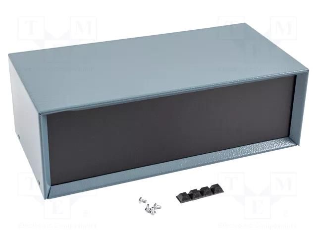 Enclosure: with panel; vented; 1426; X: 305mm; Y: 152mm; Z: 102mm HAMMOND HM-1426S-B