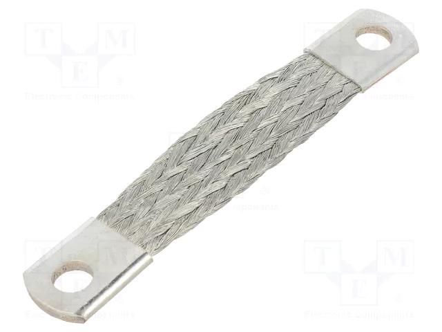 Braids; earthing tape; 25mm2; Ø1: 8.5mm; Ø2: 8.5mm; L: 0.1m HELUKABEL HELU-18049208