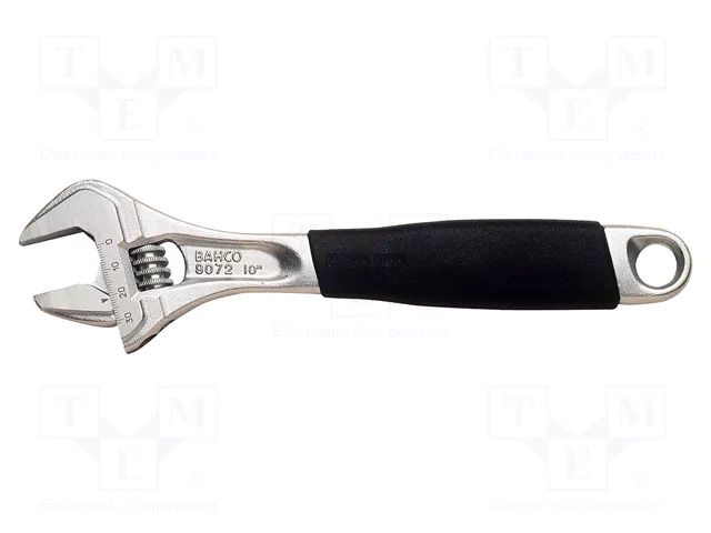 Wrench; adjustable; Jaw capacity: 31mm; Overall len: 257mm; ERGO® BAHCO SA.9072C