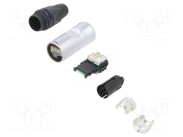 Connector: RJ45; male; etherCON; PIN: 8; for cable; Cat: 6a NEUTRIK NTR-NE8MX6-T