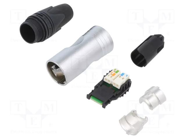 connector ETHERCON CAT6A CABLE CONNECTOR SELF-TERMINATION NEUTRIK NTR-NE8MX6