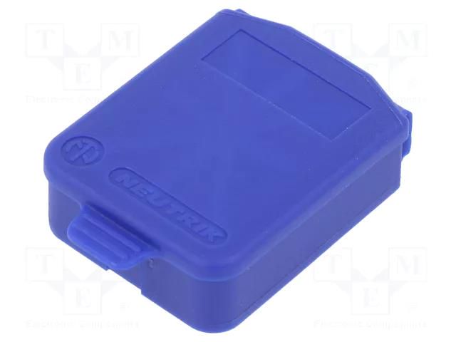 connector HASS. SEALING COVER BLUE NEUTRIK NTR-SCDX-6-BLUE