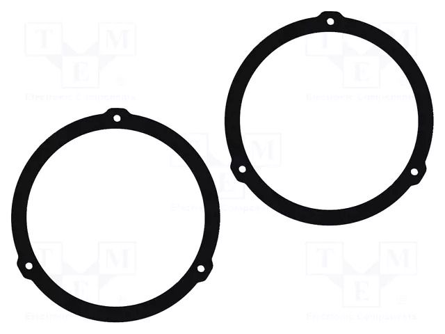 Spacer ring; MDF; 165mm; Citroën; impregnated; 2pcs. BASSER D.MDF.CITROEN05