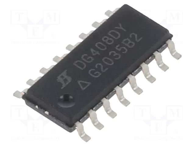 IC: multiplexer; 8: 1; Ch: 1; SO16; 5÷20V,5÷36V; tube VISHAY DG408DY-E3