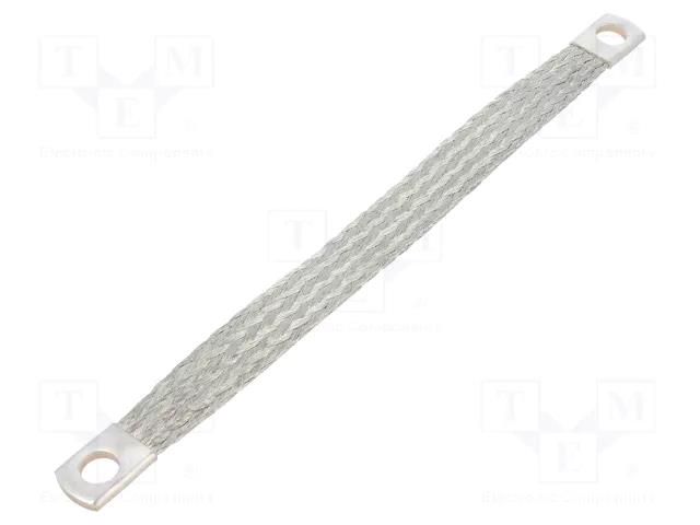 Braids; earthing tape; 16mm2; Ø1: 8.5mm; Ø2: 8.5mm; L: 0.2m HELUKABEL HELU-11008378