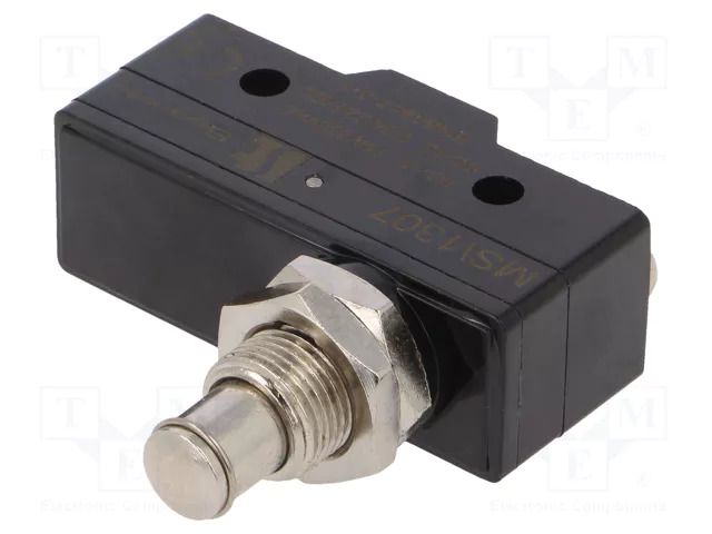 Microswitch SNAP ACTION; 15A/250VAC; 0.3A/220VDC; with pin; SPDT SPAMEL MS1307