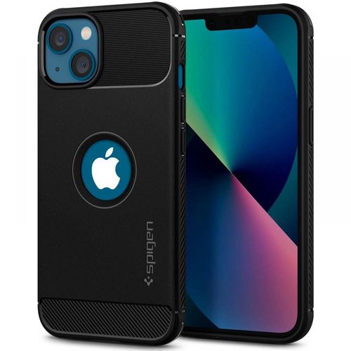 Spigen Rugged Armor iPhone 13 Case - Matte Black, Spigen 8809811852165 8809811852165