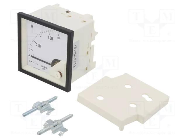 Voltmeter; on panel; VAC: 0÷500V; Class: 1.5; True RMS; 40÷72Hz LUMEL EA17N-E61500000000