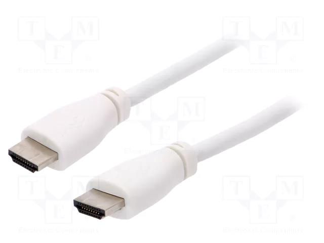 HDMI plug,both sides; Cable: HDMI-HDMI; Plating: nickel plated RASPBERRY PI KAB-07040