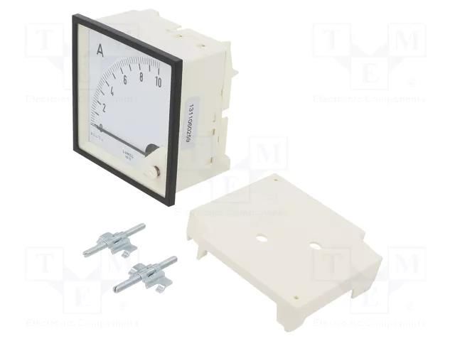 Ammeter; on panel; I DC: 0÷10A; Class: 1.5; Length: 95mm; 600V; MA19 LUMEL MA19-NA20700000000