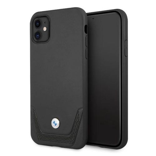 Etui BMW BMHCN61RSWPK iPhone 11 6,1" / Xr czarny/black hardcase Leather Perforate, BMW 3666339011802 3666339011802