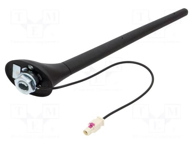 Antenna; car top; 0.2m; AM,FM; with amplifier; 0.275m 4CARMEDIA ANT.65