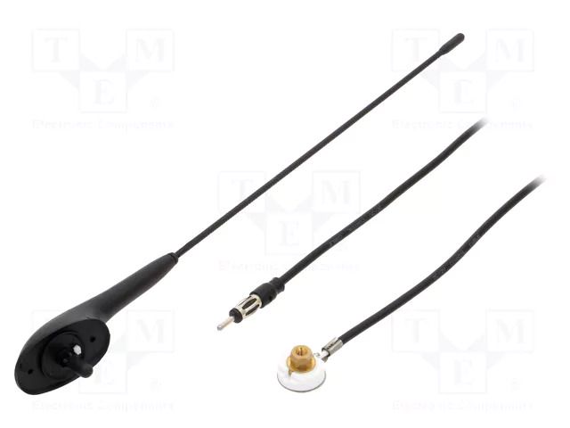 Antenna; car top,automotive; 0.45m; AM,FM; universal; 2.1m; 75Ω 4CARMEDIA ANT.72