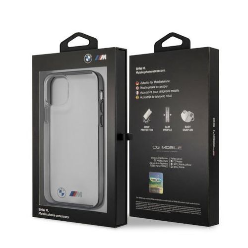 BMW Sandblast Case for iPhone 12 Pro Max - Transparent, BMW 3666339011338 3666339011338