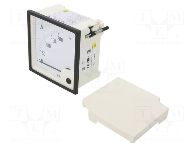 Ammeter; on panel; I AC: 0÷200A,400A; True RMS; Class: 1.5; 50÷60Hz CROMPTON - TE CONNECTIVITY E244-022-G-45